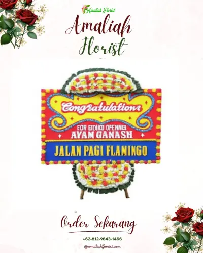 Bunga Papan Congratulation di Margosari